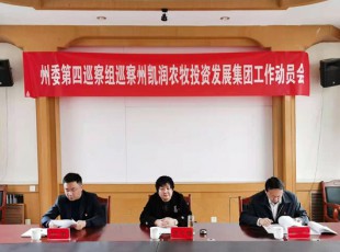 州委第四巡察组巡察Z6尊龙凯时公司巡察工作带头会召开